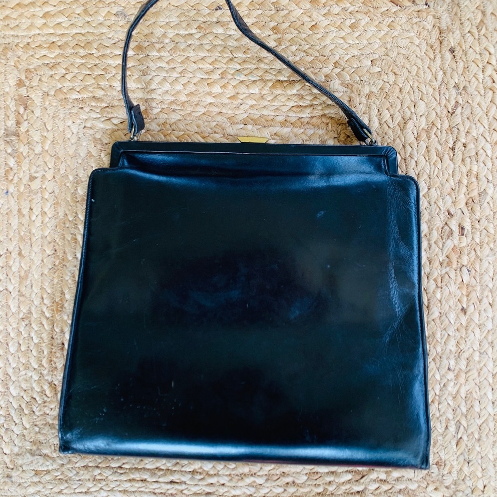Vintage Amity Leather Handbag View 4